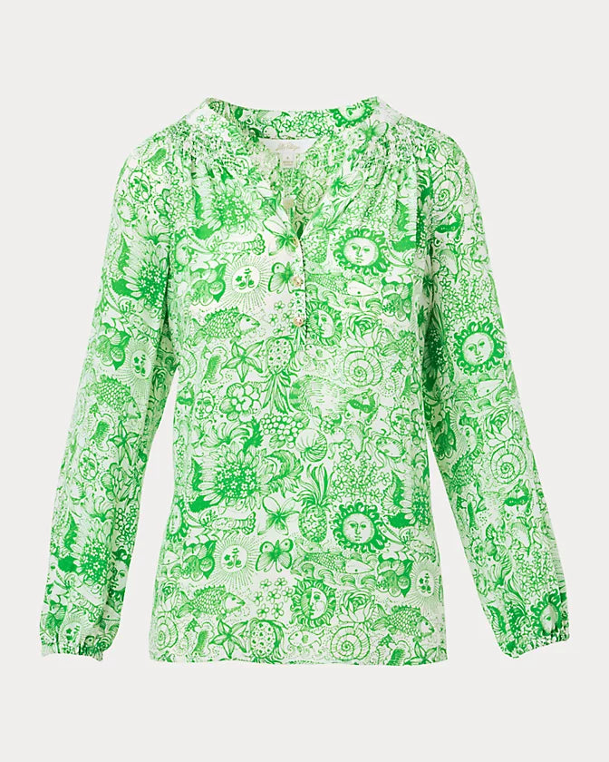 Elsa Top (Putting Green Lil Fleur De Lilly)