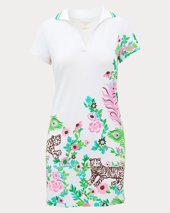 Cayo Costa Dress (Resort White Royal Zoo)