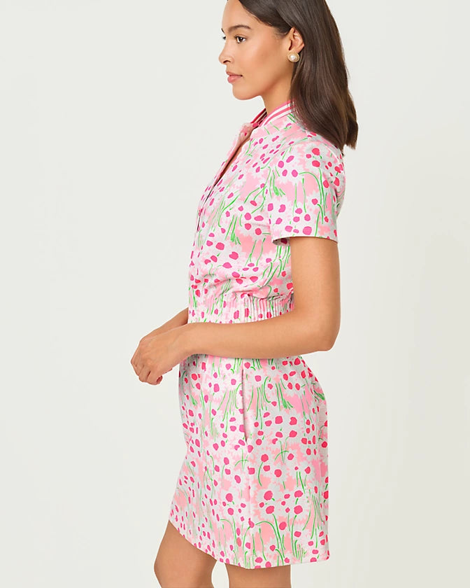 Love Active Dress (Conch Shell Pink Lil Sunny Daisies)