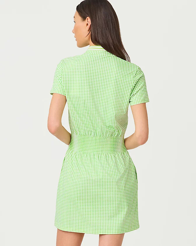 Love Active Dress (Pistachio Macaron Lil Check It Gingham)