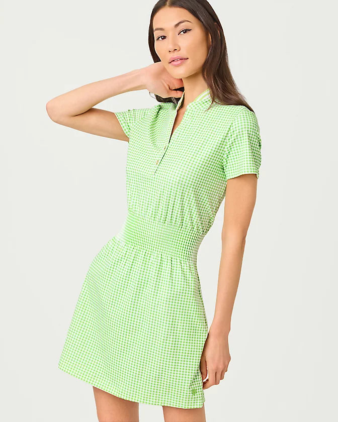Love Active Dress (Pistachio Macaron Lil Check It Gingham)
