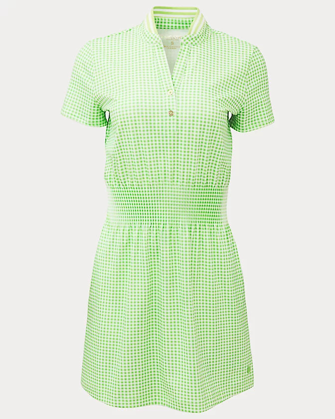 Love Active Dress (Pistachio Macaron Lil Check It Gingham)