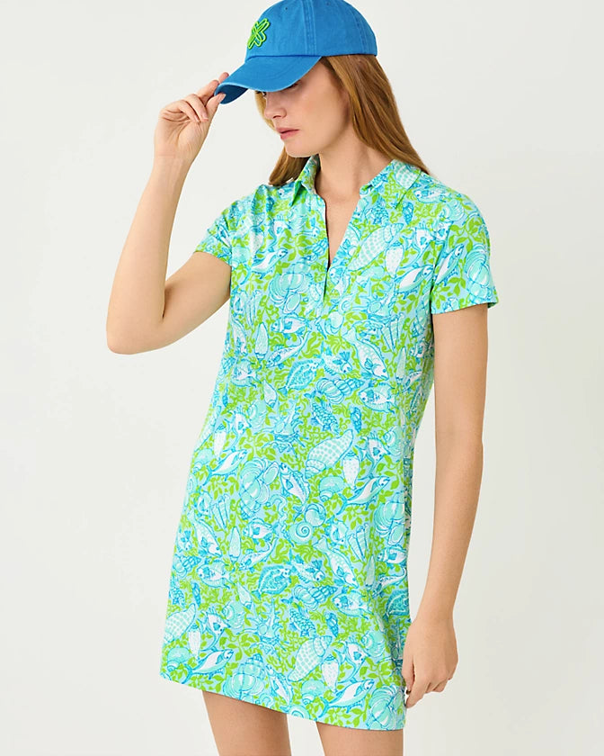 Dune Dress UPF 50 (Day Dream Blue Throw Me a Line)