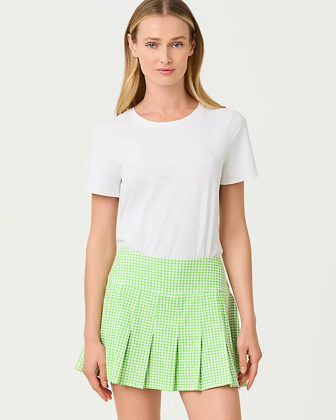 Annora Skort (Pistachio Macaron Lil Check It Gingham)