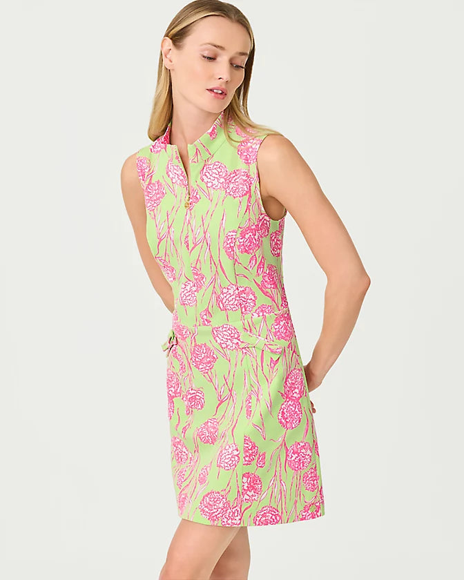 Catarina Dress (Pistachio Alina Golf)