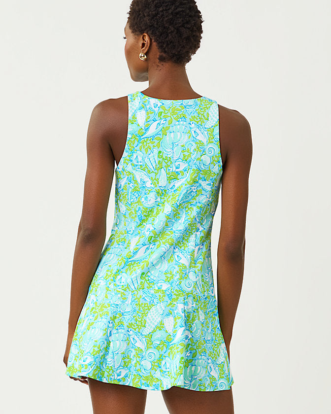 Westley Active Dress UPF 50 (Day Dream Blue Throw Me a Line)