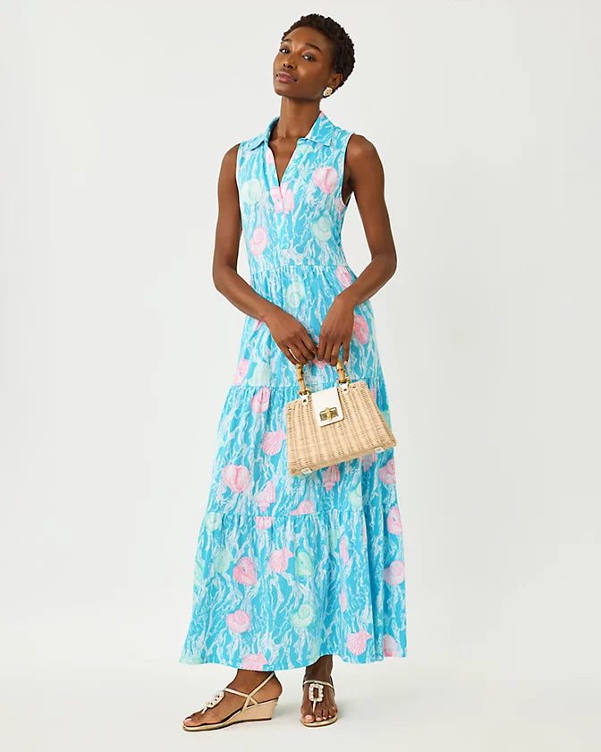 Riegan Maxi Dress (Carol Blue Shelden)