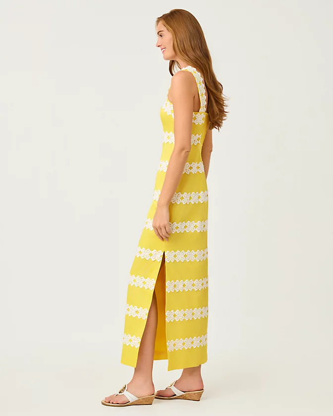 Davis Maxi Dress (Estelle Yellow)