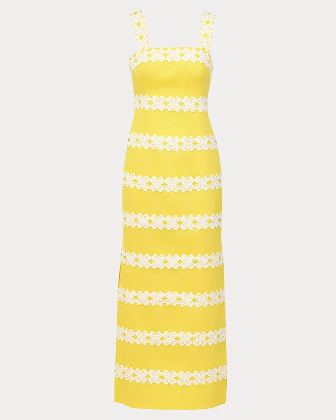 Davis Maxi Dress (Estelle Yellow)
