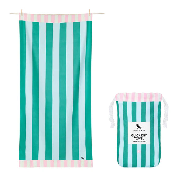 Quick Dry Towels L (Pastel Pier)