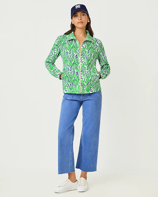 Eleni Zip-up (Putting Green Lilly of the Valley)