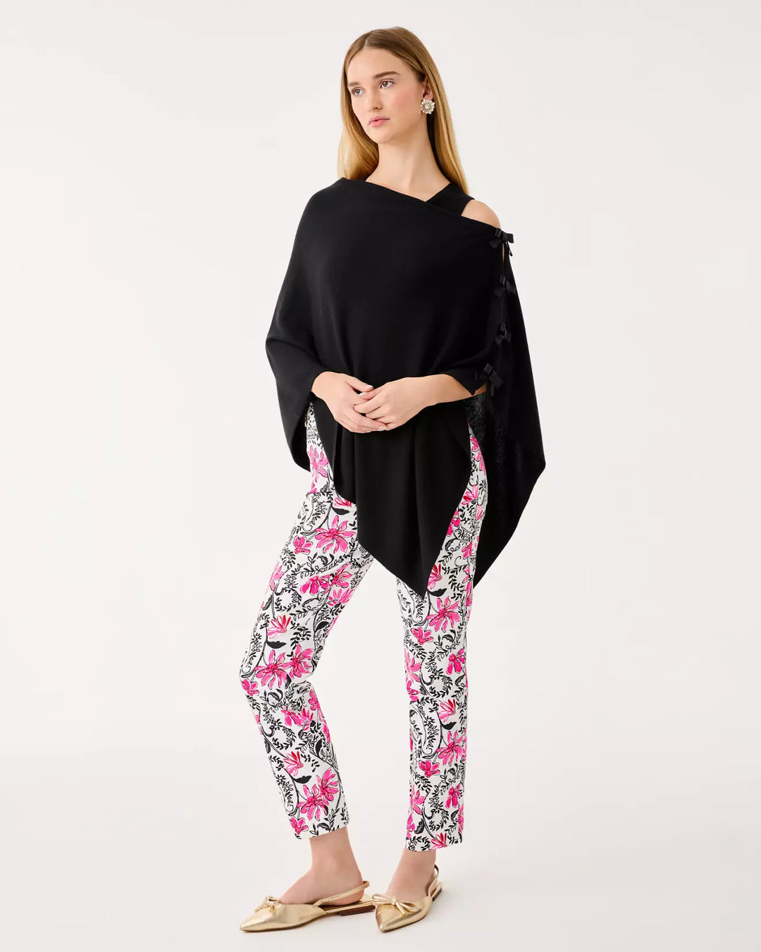 Harp Wrap w Bows (Black)