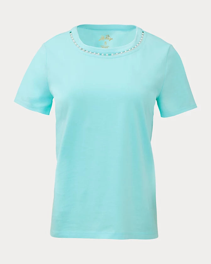 Clairmont Pearl Knit Top (Day Dream Blue)