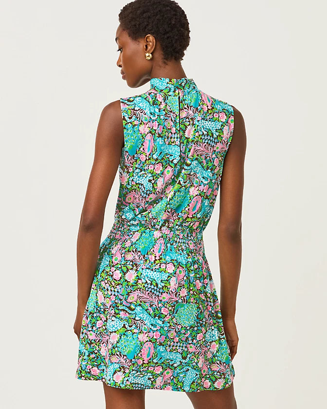Sherah Skirted Romper (Multi Royal Zoo)