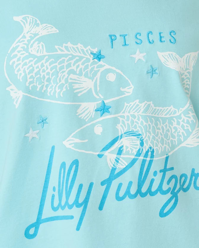 Stella Knit Top (Multi Pisces Graphic)