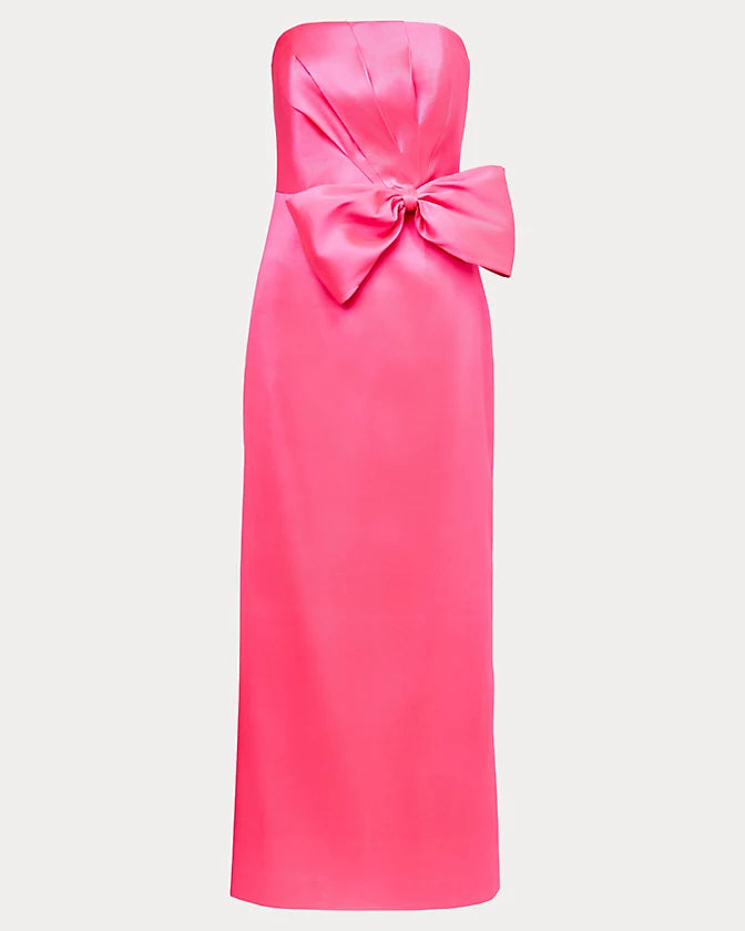 Tiernan Stretch Maxi Dress (Cherry Blossom Pink)