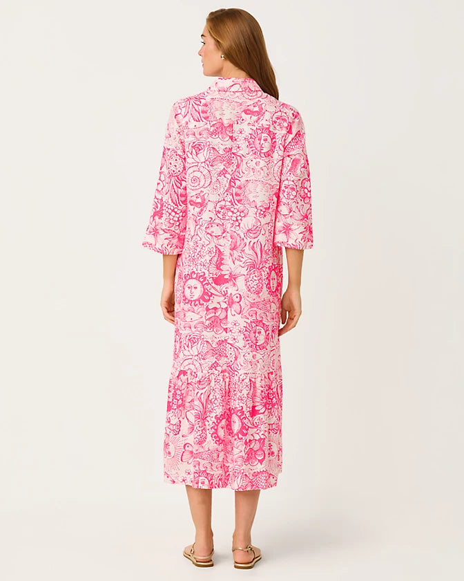 Alora Dress (Cherry Blossom Pink Fleur De Lilly)