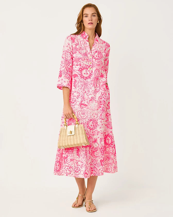Alora Dress (Cherry Blossom Pink Fleur De Lilly)