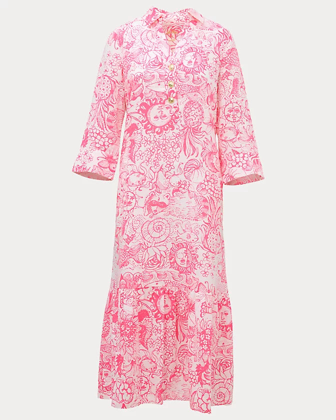 Alora Dress (Cherry Blossom Pink Fleur De Lilly)