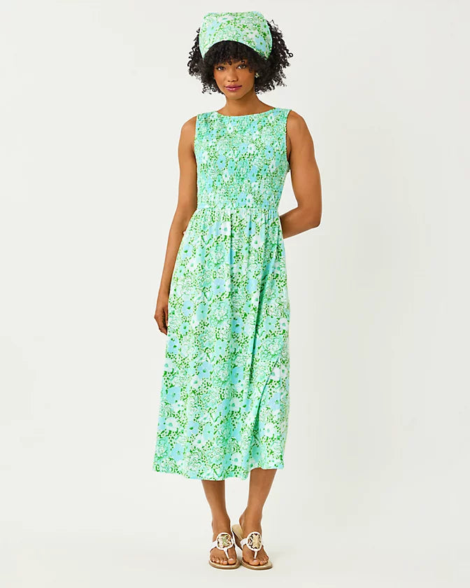 Finnley Midi Dress (Mint Condition Burst of Joy)