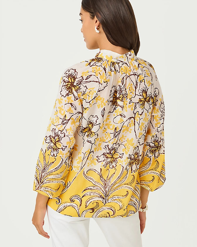Renisha Top (Estelle Yellow Bumbley Buzz)