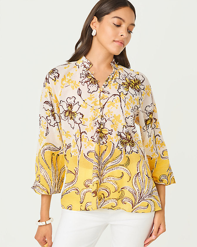 Renisha Top (Estelle Yellow Bumbley Buzz)