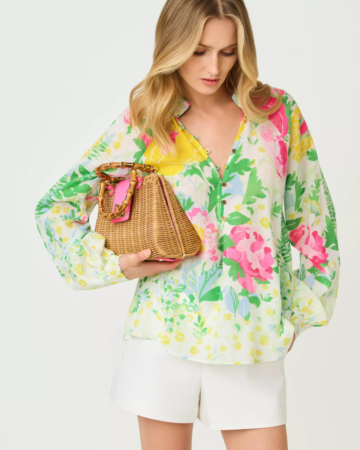 Renisha Top (Multi Poppy Party)