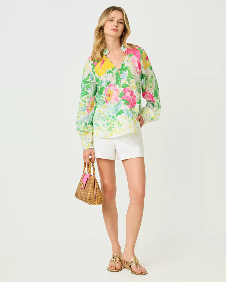 Renisha Top (Multi Poppy Party)