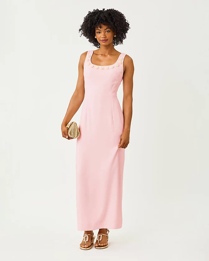 Coralia Maxi Dress (Pink Muse)