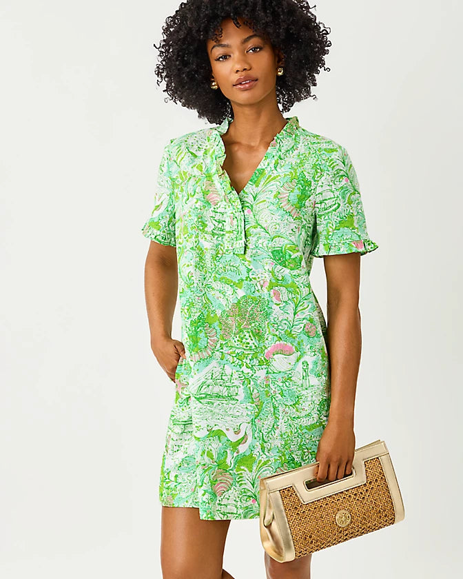 Scarlette Dress (Resort White Ship to Shore)