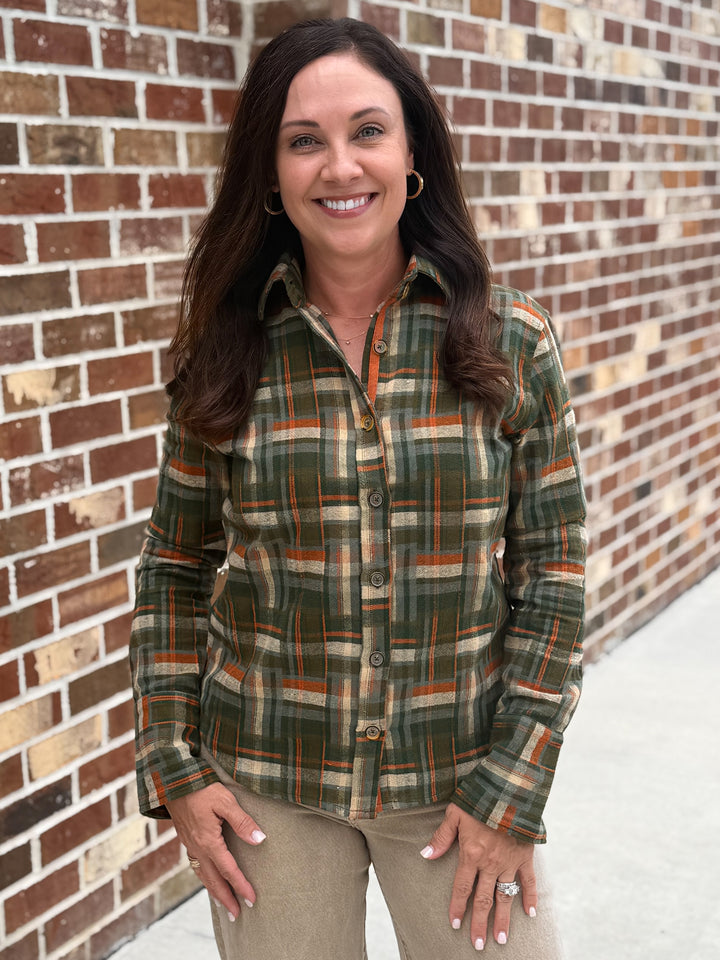 Liz Top (Field Plaid)