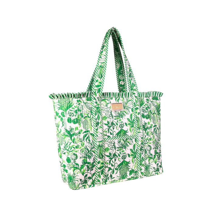 Quilted Ruffle Tote (Covent Garden)