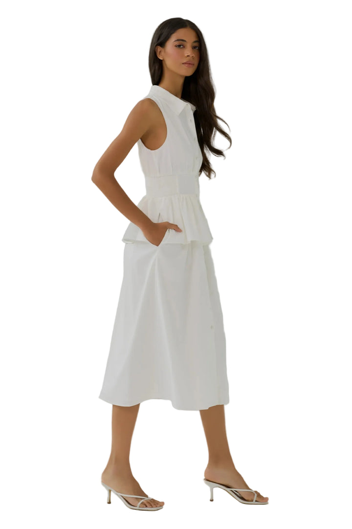 Paulette Dress (White)