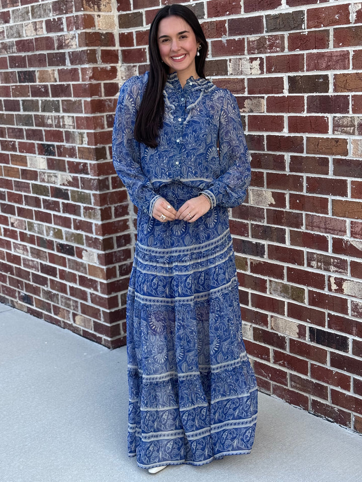 Raquel Skirt Set  (Arabesque Print)