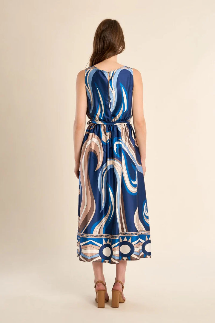 Woven Dress (Navy Athena)