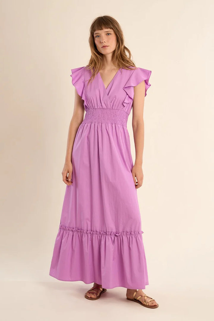 Woven Dress (Lilac)