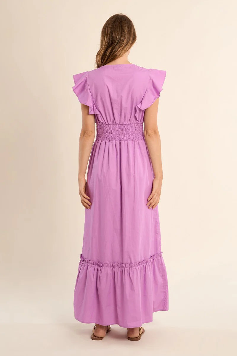Woven Dress (Lilac)