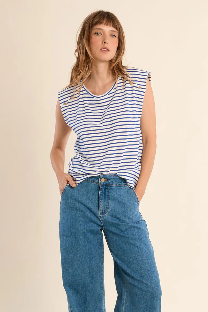 Knited Tee (Blue)