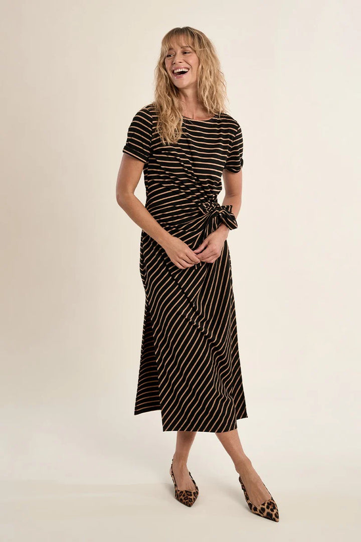 Knited Dress (Beige/Black)