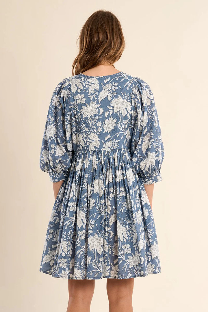 Woven Dress (Blue Diviya)