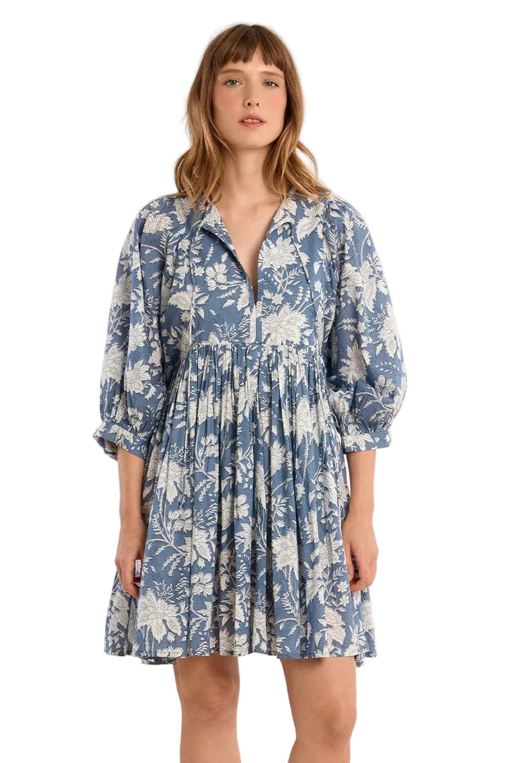 Woven Dress (Blue Diviya)