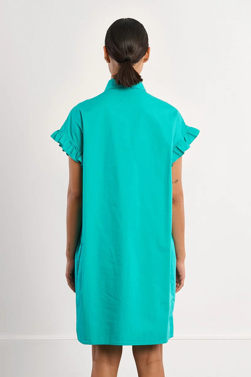 Woven Dress (Mint)