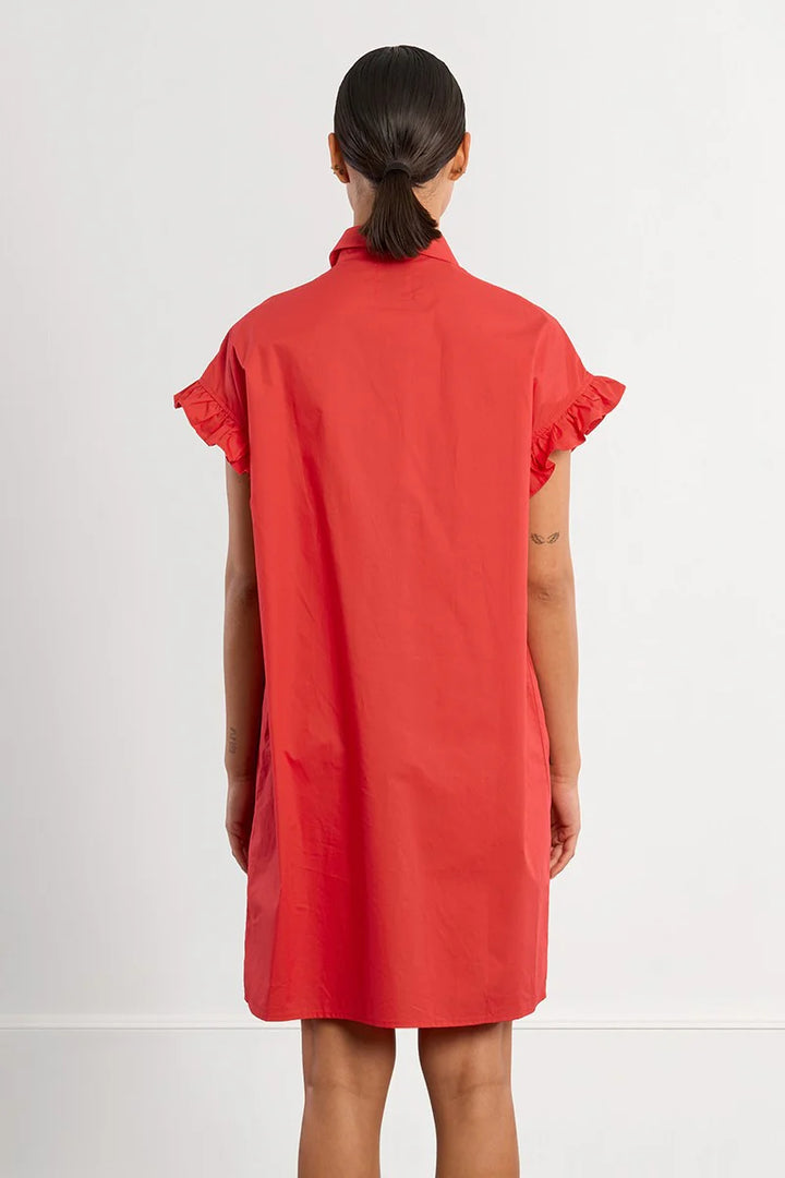 Woven Dress (Red)