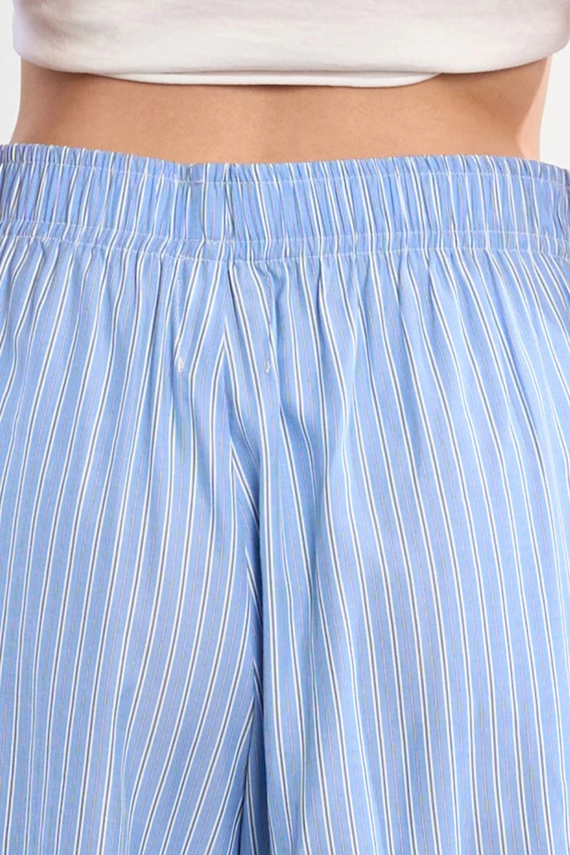 Striped Boxer Shorts (Blue)