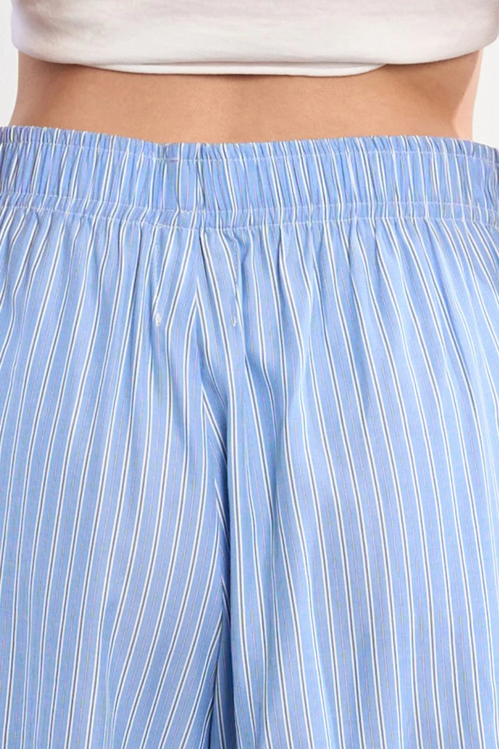 Striped Boxer Shorts (Blue)