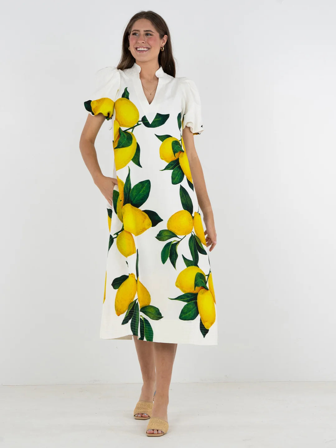 Hampton Dress (Limone)