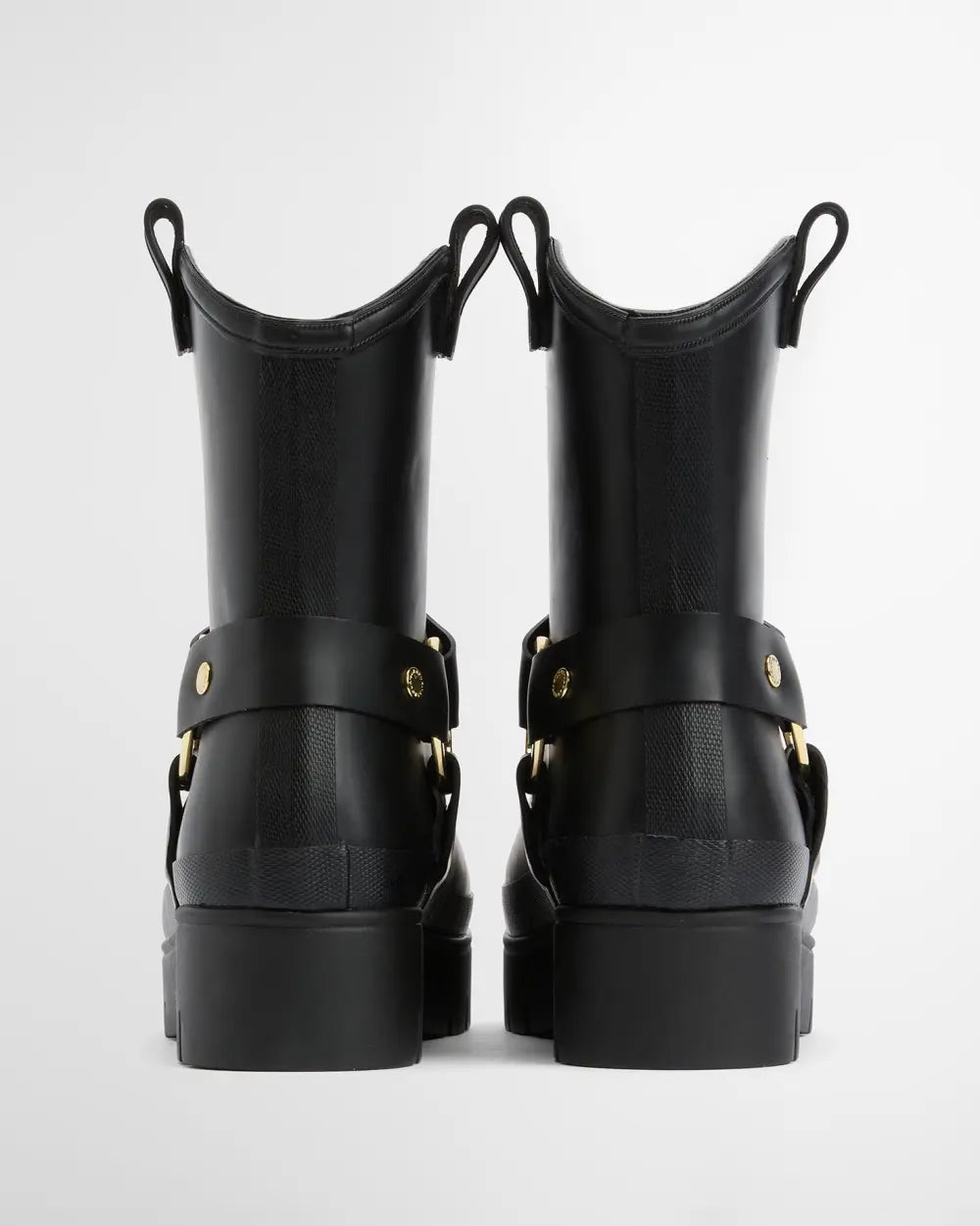 Elley Harness Welly (Black)