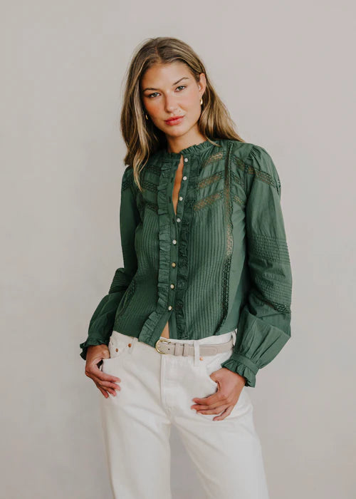 Delia Top (Green)