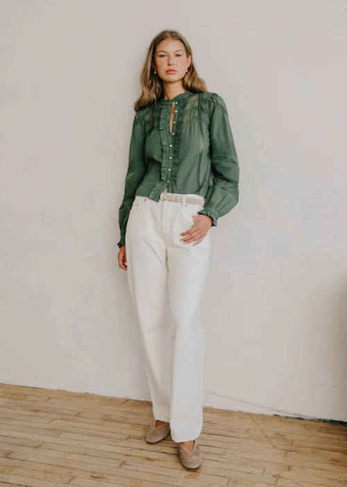 Delia Top (Green)