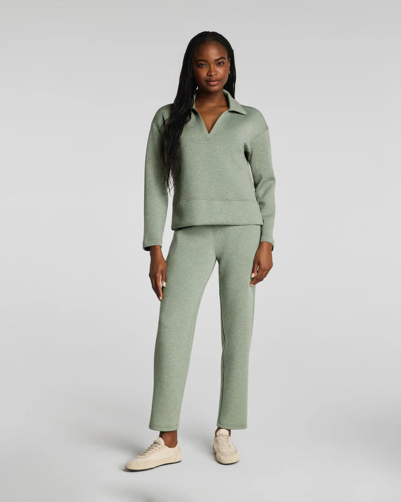 Slim Straight Pant (Sage Brush Heather)